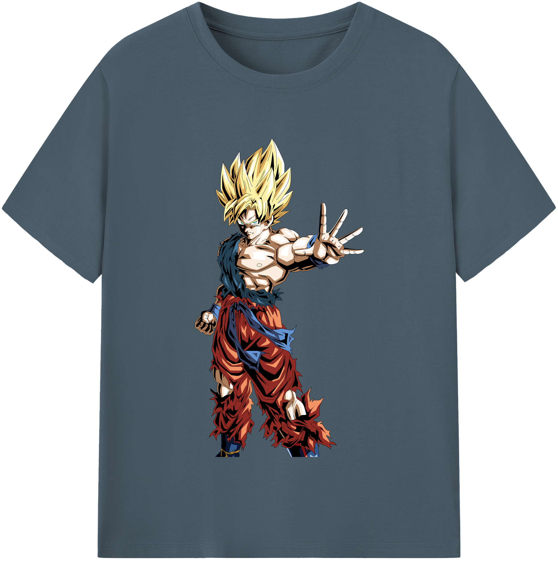 （画像用） ドラゴンボール 孫悟空（そん ごくう）Son Goku カカロット DRAGON BALL Kakarotto 綿100％半袖Tシャツ（フロントプリント）